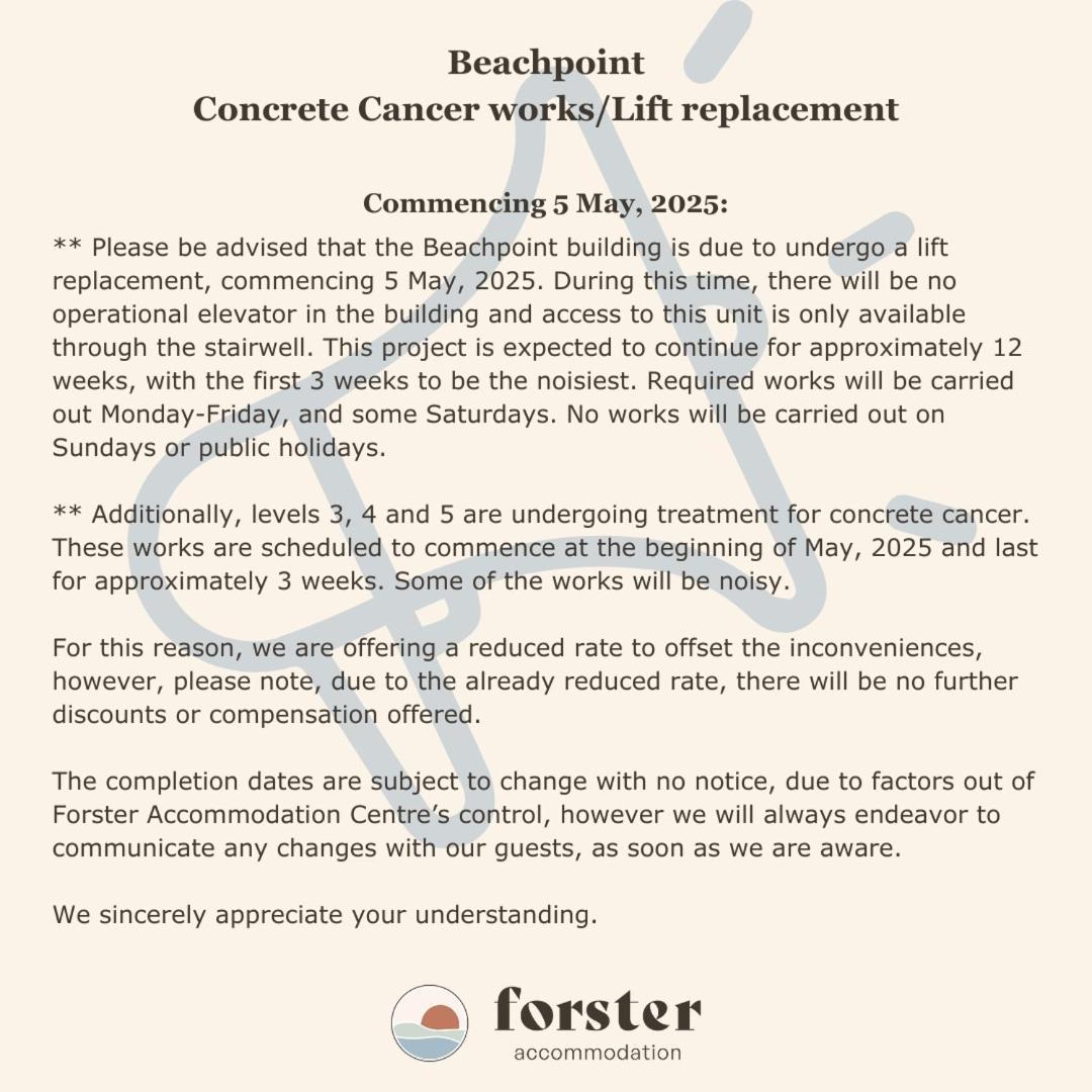 Beachpoint 402 - Linen Not Included Forster Εξωτερικό φωτογραφία